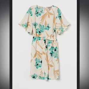 Floral tie-belt Dress XXS